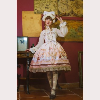 Infanta Astrology bears Lolita Dress JSK & KC Set